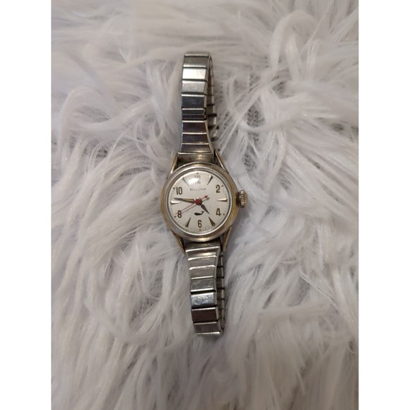 Bulova vintage Aqua Queen mechanical wind up watch - works! - Picture 1 of 4